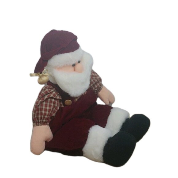 Pacifix International Santa Claus Christmas Holiday Red Suit Plush Toy 23" Excel - Picture 7 of 13